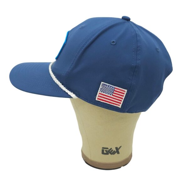 Nicholas Air Logo Patch Rope Braid Snapback Cap Trucker Baseball Flying Hat - Picture 9 of 14